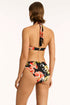 Sea Level Juniper Twist Front Multifit Halter Bra
